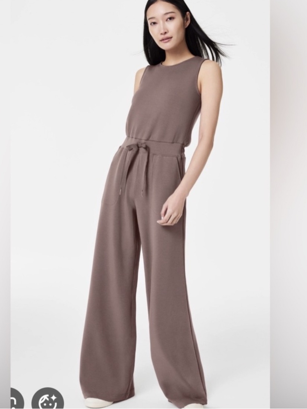 ♡ SPANX AirEssentials Sleeveless Jumpsuit in Smoke